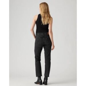 Levis Wedgie Bootcut Jeans Black High Rise Button Fly Size 26